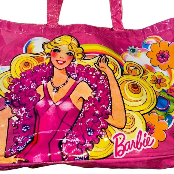 Sold! Barbie My Fab Glossed Vinyl Tote Beach
Bag Vintage - Picture 4 of 8